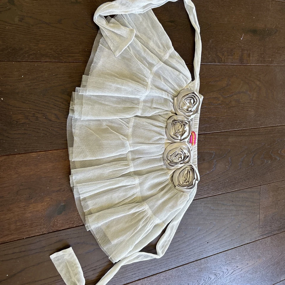 Kate Mack Vgyc 6x Niñas Plata Tul Rosa Falda Pascua Fiesta Elegante Foto 2 de 4