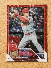 Dalton Guthrie 2023 Topps Series 2 Rookie Red Foil Parallel #067/199 Phillies RC