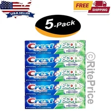 Crest Complete Plus Scope Advanced Freshness Toothpaste 8.2 Oz (5 Pack) - New
