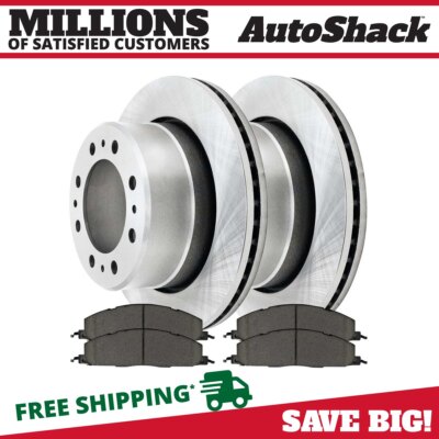 Rear Brake Rotors & Pads for 2009-2018 Ram 2500 3500 5.7L 5.9L 6.4L 6.7L V8
