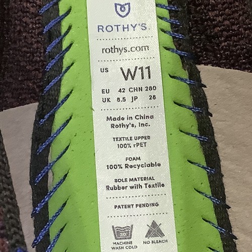 Rothy's The Point Textile Winter Berry Ballet Flats Shoes Women’s US 11 EU 42 - Picture 10 of 11