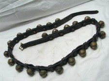 Set 22 Early Antique Brass/Bronze Sleigh Neck Bells Horse Equestrian Musical