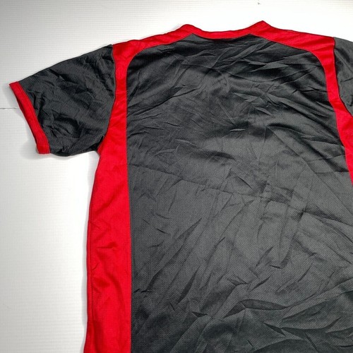 Nike Logo Athletic T Shirt Mens Size L Black Red Athletic Casual Style Sports - Foto 11 di 12