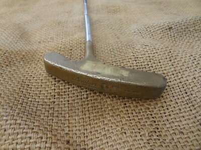Acushnet BULLS EYE Heavy Blade 2-Way Putter ⛳ BE Gold Flare Tip Fluted  Steel | eBay