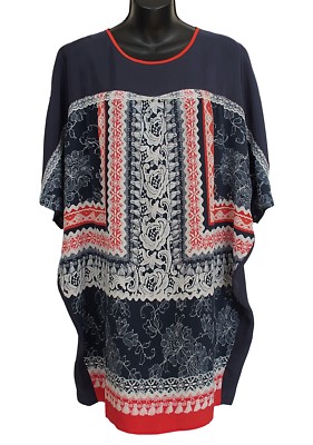 Emma Cook  Womens 100% Silk Tunic Dress Size UK 8 US 4