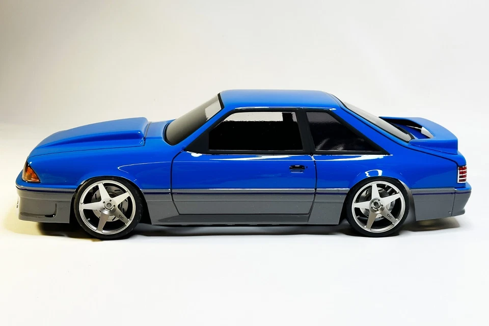RC Body Car Drift 1:10 Ford Mustang Fox GT Fastback Hatch 90 style APlastics New - Image 3 of 4