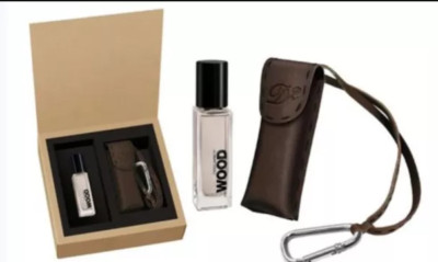 Dsquared2 He Wood, Mini Set, 7ml men roll-on perfume oil + travel case RAR