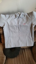 Ben Davis Short Sleeve Work Shirt, SIZE XL, 1/4 Zip Front. Color Is Grey