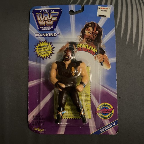Mankind Vintage WWF Justoys Bend-Ems Bendy Action ...