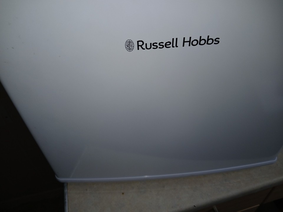 Russell Hobbs Mini Fridge 47L Table Top with Ice Box Reversible Door