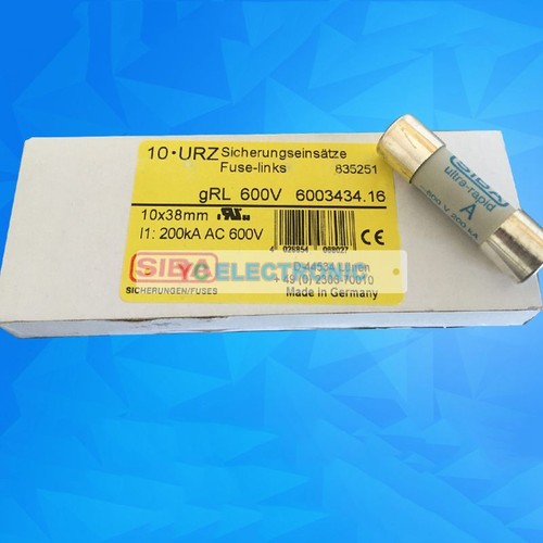 10pcs/box New For SIBA 6003434 600V 20A GRL 10*38mm Fuse Tube - Picture 3 of 3
