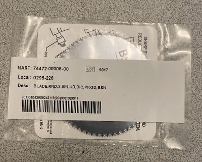 New BSN Medical 0295-225 2.5''  Cast Cutter Blade Hex or Pin Drive