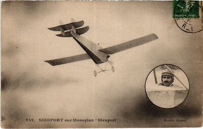PC AVIATION PILOT AVIATOR NIEUPORT MONOPLAN (a40551)