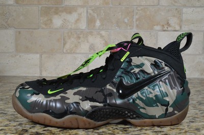air foamposite pro prm le green camo