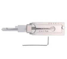 Key Decoder 2 in 1 Stainless Steel Key Hook Tool Hardware For Repair Maintenance