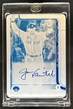 2025 Topps Chrome Update Jason Varitek Legends Auto Printing Plates Cyan #1/1