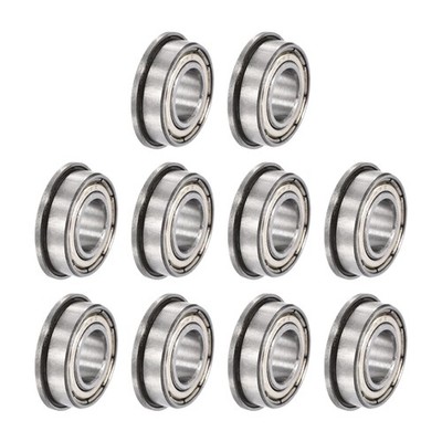 F688Z Flange Ball Bearing Double Metal Shielded Chrome Steel