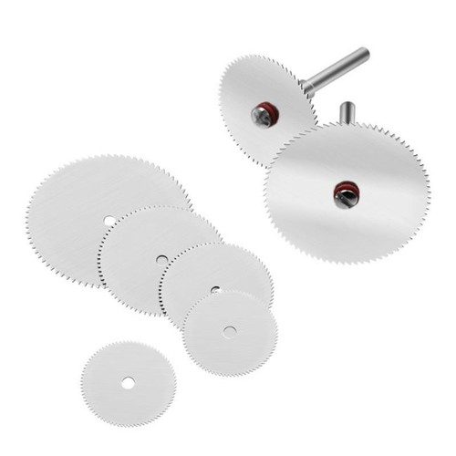 10-Pack 30mm Diamond Circular Saw Blades With 2 Mandrels – 8-Hole Rotary Cutting Discs For Glass, Metal, Wood, Jewelry (150 Grit)