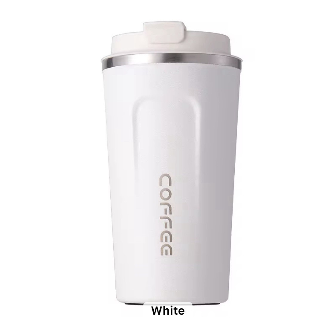 Stainless Steel Travel Mug - 12 Oz Vacuum Insulated Leakproof Lids Double Wall