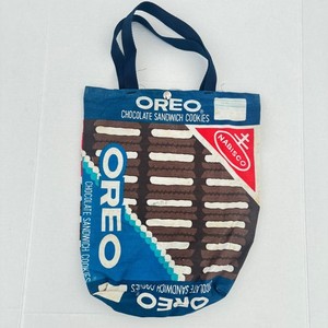 Vintage Oreo Nabisco Chocolate Sandwich Cookies Tote Bag Blue Retro Advertising