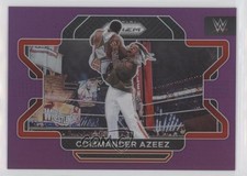 2022 Panini Prizm WWE Purple Prizm 29/149 Dabba-Kato Commander Azeez #89 0cz