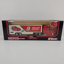 #9 Bill Elliott Transporter + Car Melling 1991 NASCAR Winston Cup Racing Champs