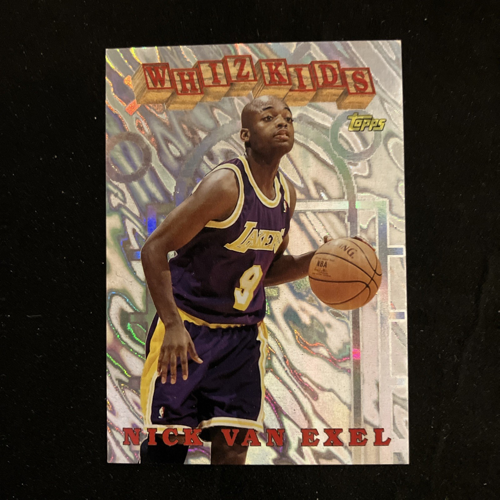 1995-96 Topps #WK2 Nick Van Exel Whiz Kids Los Angeles Lakers