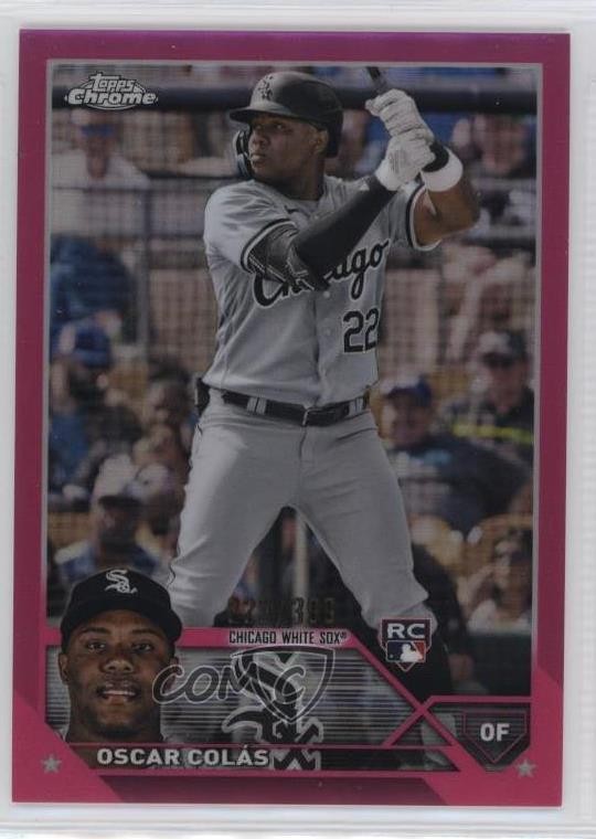 2023 Topps Chrome Magenta Refractor /399 Oscar Colas Oscar Colás #145 1v1