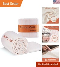 Craft-Ready 80"  80" Tufting Cloth with Marked Lines - Easy to Use and Durable