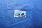 Vintage VTG Mens Patagonia Shirt M Medium Made In USA Large Mountain Block Label — photo 3