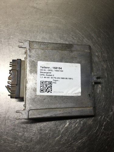 158154 Steuergerät OPEL Kadett E CC 16061100 1.3