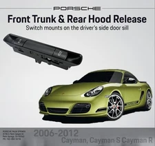 2006-2012 PORSCHE Cayman, Cayman S Cayman R Genuine Hood/Trunk Switch