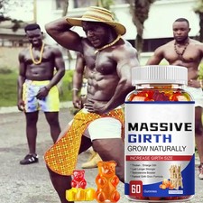 Male Enhancement Gummies Booster & Thicker Last Longer Stronger Bigger 60 Gummy