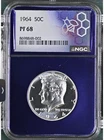 1964 Kennedy Half Dollar NGC PF 68 Berts Purple Core