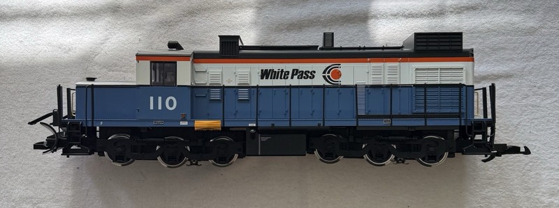 LGB Train 2055 G Scale White Pass Diesel Engine #110