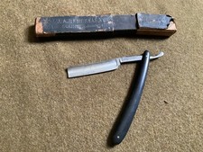 Vintage J A Henckels Twin Works 85 Straight Shaving Razor with Original Box