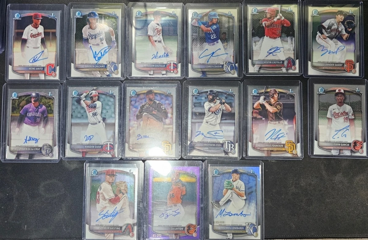 Bobby Witt Baseball Serial Numbered Sports Trading Cards