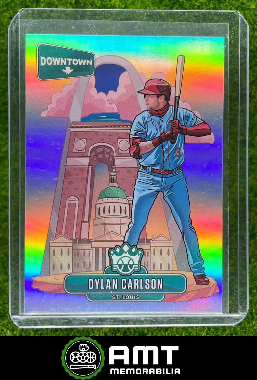 Dylan Carlson Downtown 2021 Panini Diamond Kings St. Louis Cardinals #D-13
