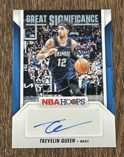 Trevelin Queen 2024-25 Panini NBA Hoops Great Significance Autograph #GS-TQM