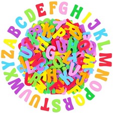 Letter Stickers, 1376 PCS Foam Letter Stickers, 3D Self-Adhesive Alphabet Sti...