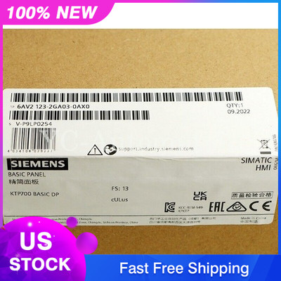 6AV2123-2GA03-0AX0 NEW SIEMENS SIMATIC HMI KTP700 6AV2123-2GA03-0AX0 Basic Panel