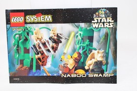 Lego 7121 Star Wars - Naboo Swamp - Complete w/Instructions & Checklist