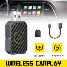 2 in 1 Android Auto Wireless Adapter Wireless CarPlay Adapter Plug Play Radio US