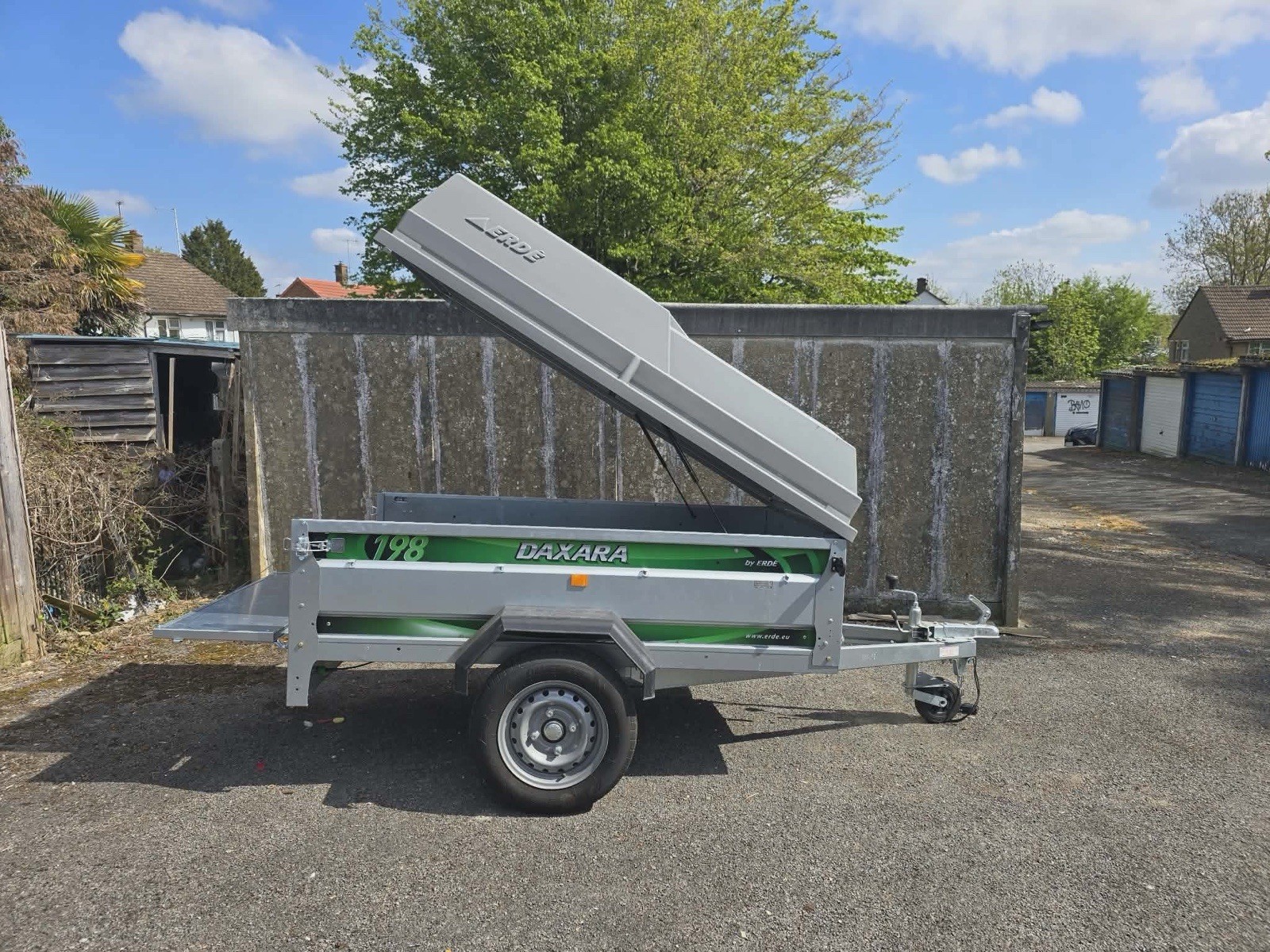 2021 ERDE Daxara 198 Trailer With Cover and spare wheel| Excellent Condition