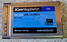 3COM MEGAHERTZ 10/100 LAN CARDBUS PC CARD Model 3CCFE575CT
