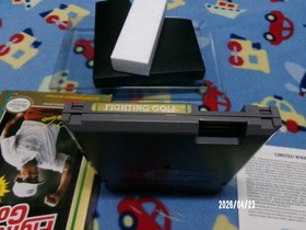 #958 Nintendo NES Lee Trevino's Fighting Golf in box with man. 1988 Collectible