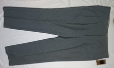 BOTANY 500 MENS 46x32 VINTAGE PANT GRAY USA RELAXED PLEAT YEAR-ROUND WOOL NEW