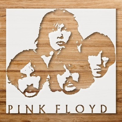 Pink Floyd Music Theme Wall Art Stencil for Creative Projects - StencilAir