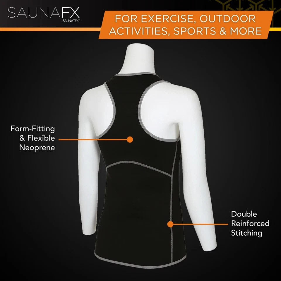 Sauna FX Women's Neoprene Sauna Vest With Microban Size M - Image 3 of 3