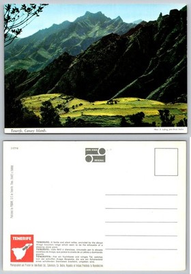 Tenerife Canary Islands Anaga Valley John Hinde Photo Postcard